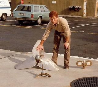 Fred Hutchison with several Max-Props in 1985