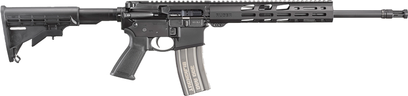 Ruger 8530 AR-556  300 Blackout 30+1 16.10