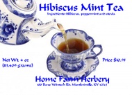 Hibiscus Mint Tea from Home Farm Herbery