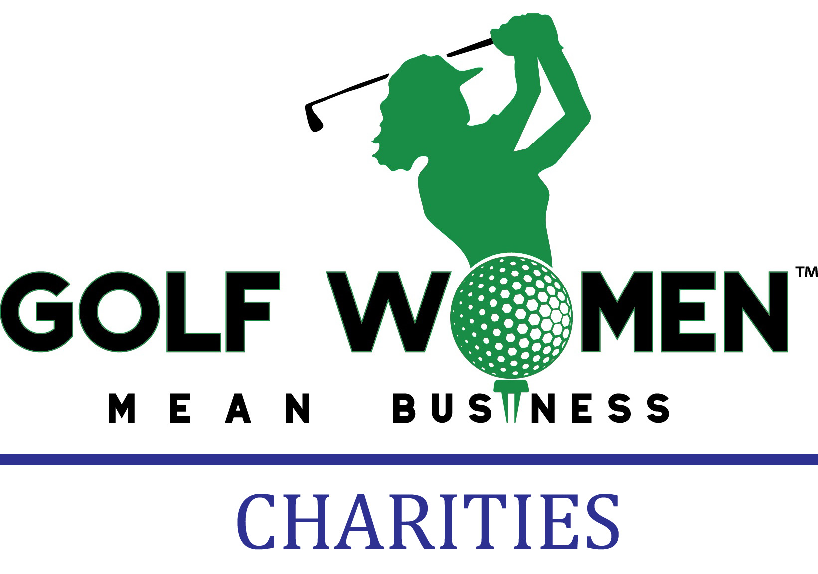 Golf Women Mean Business Charities logo