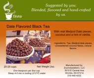 Vanilla Date Flavored Black Tea with Coconut from 52teas