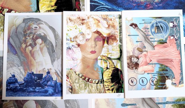 image: Each Mini-Print measures 5" x 7"