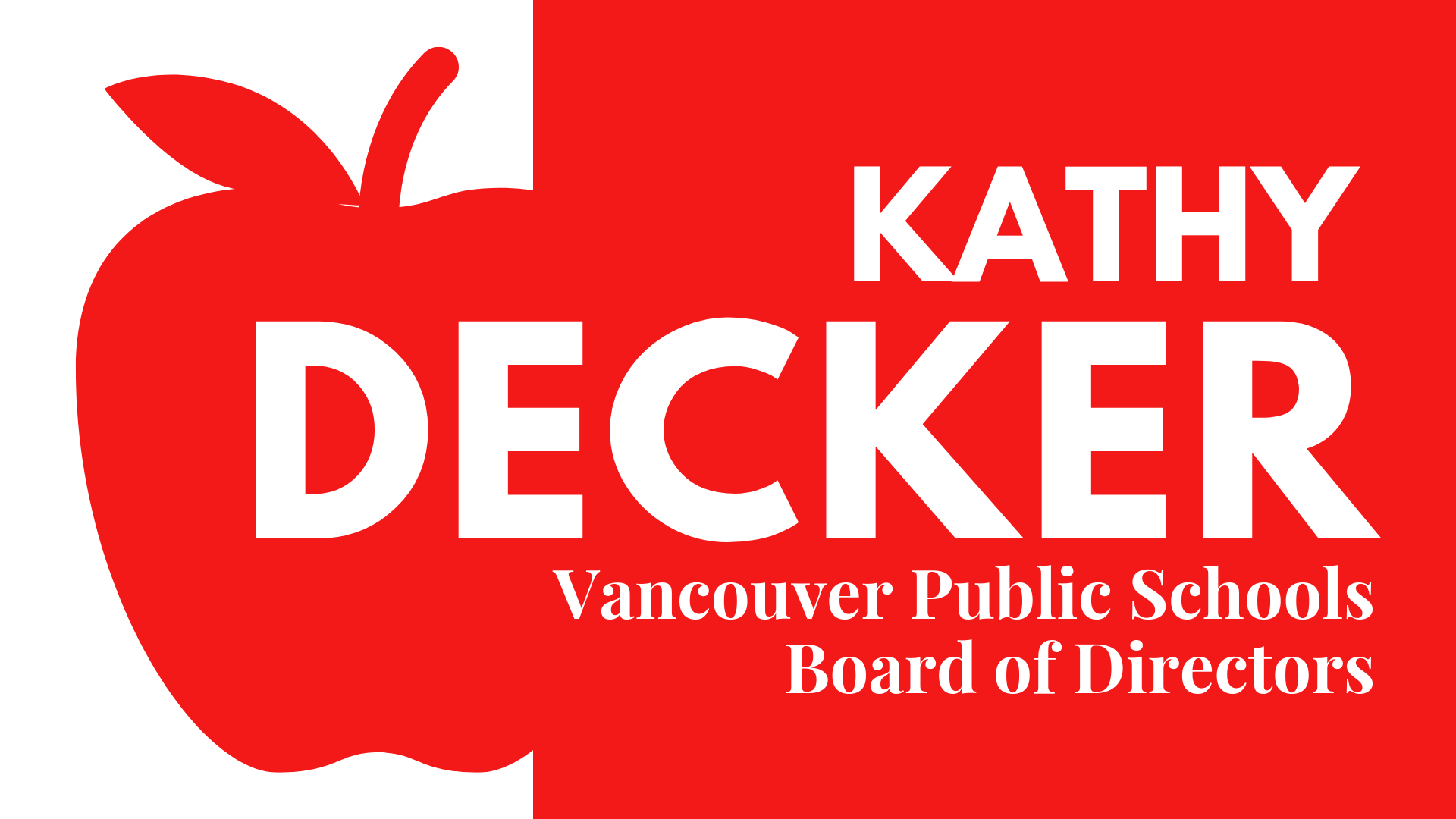 Kathy Decker 4 Our Schools logo