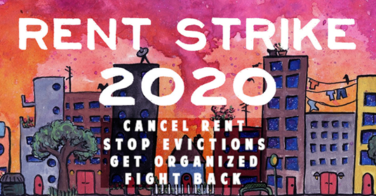 Rent Strike 2020 logo