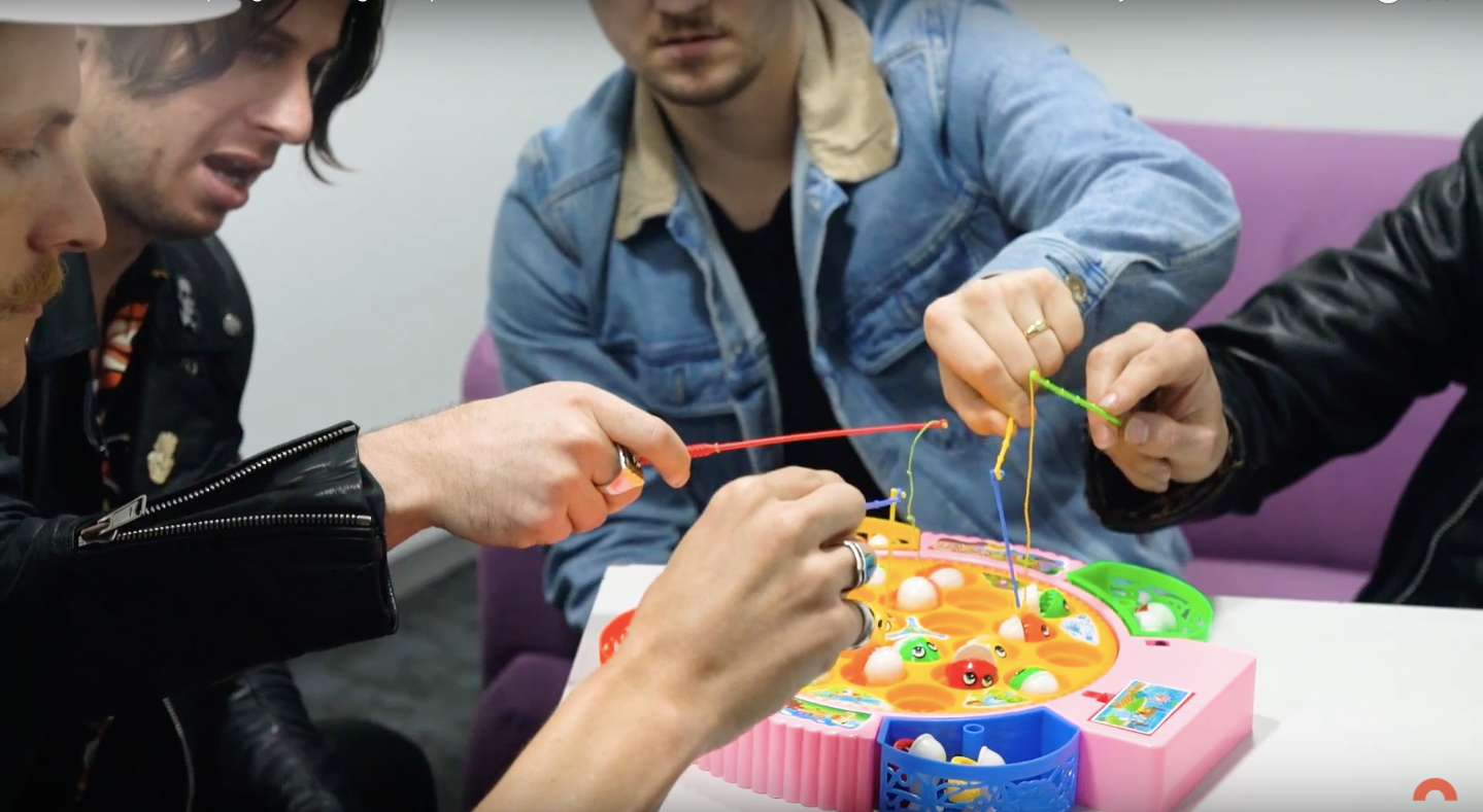 Bandwagon goes fishing for questions with Foster The People – watch