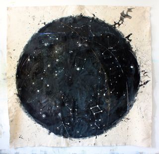 image: Warm Wedding Night, 2014, mixed media on canvas