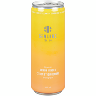 Lemon Ginger Sencha Sparking Iced Tea from Genuine Tea