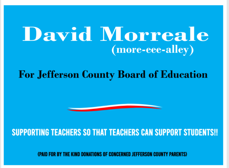 David Morreale for Jefferson County Board of Education logo