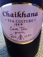 Cave Tea Puerh, 1997 from Chaikhana Tea Culture