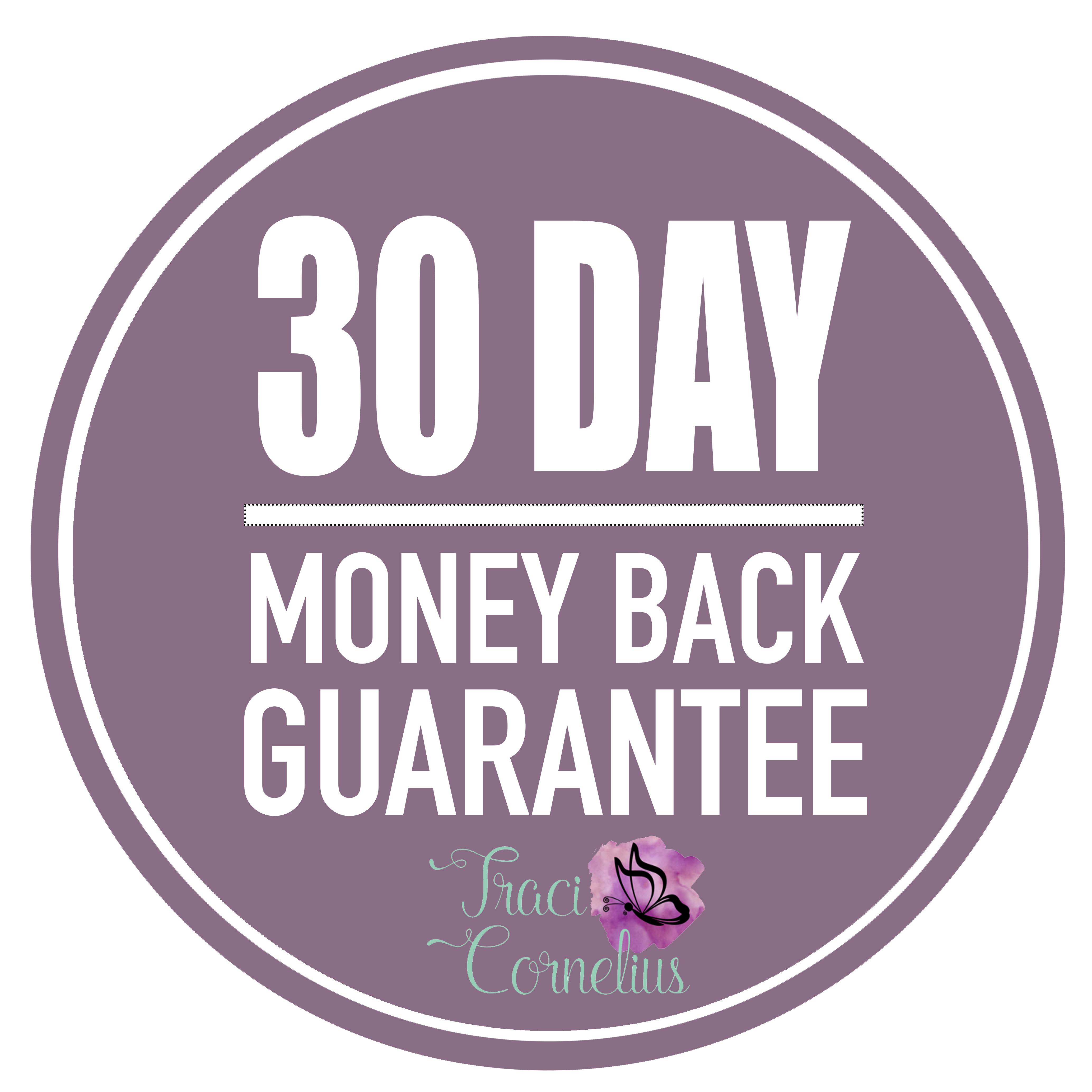 30 Day Money Back Guarantee