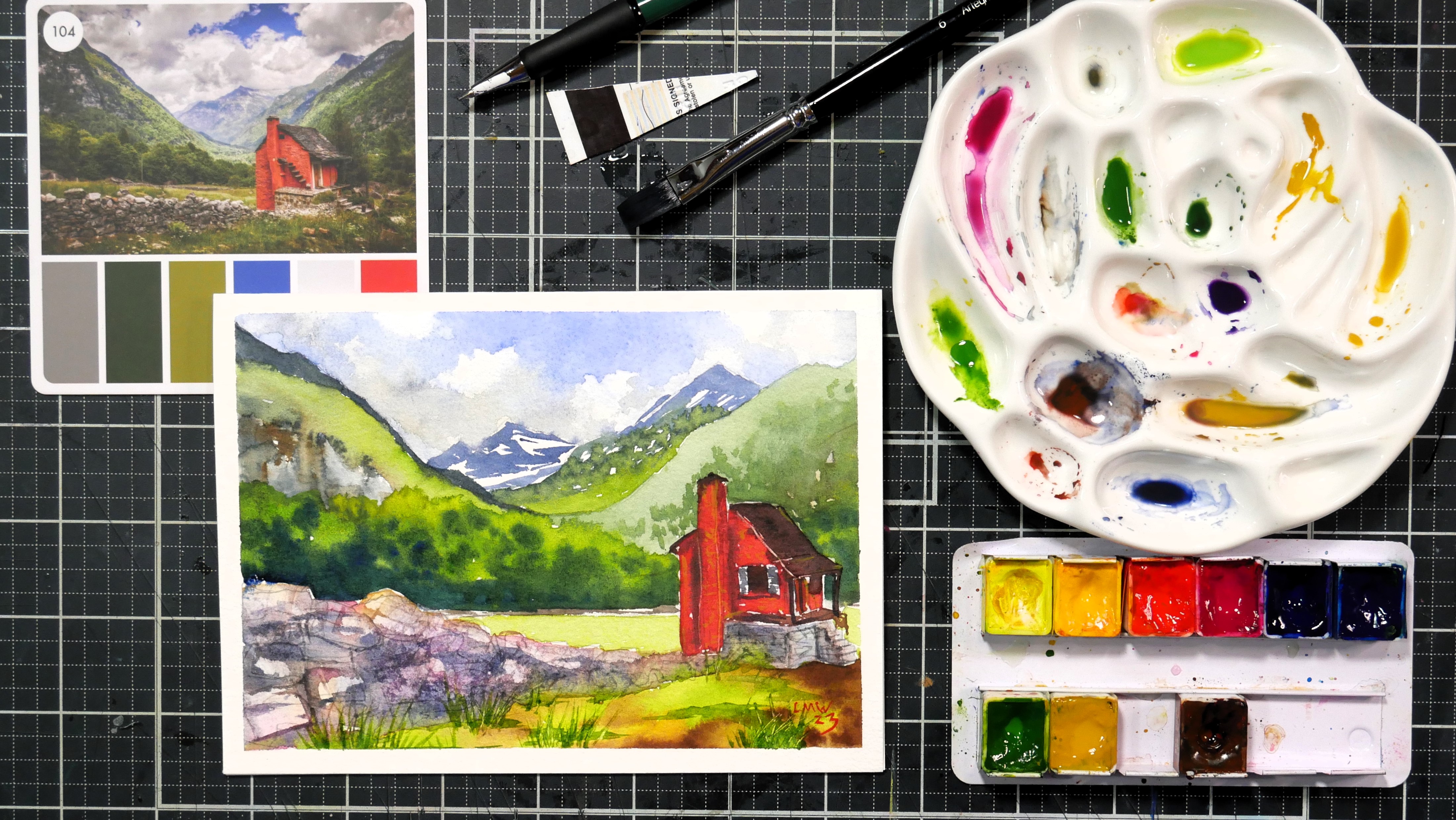 Everyday Watercolor: Learn to Paint Watercolor in 30 Days