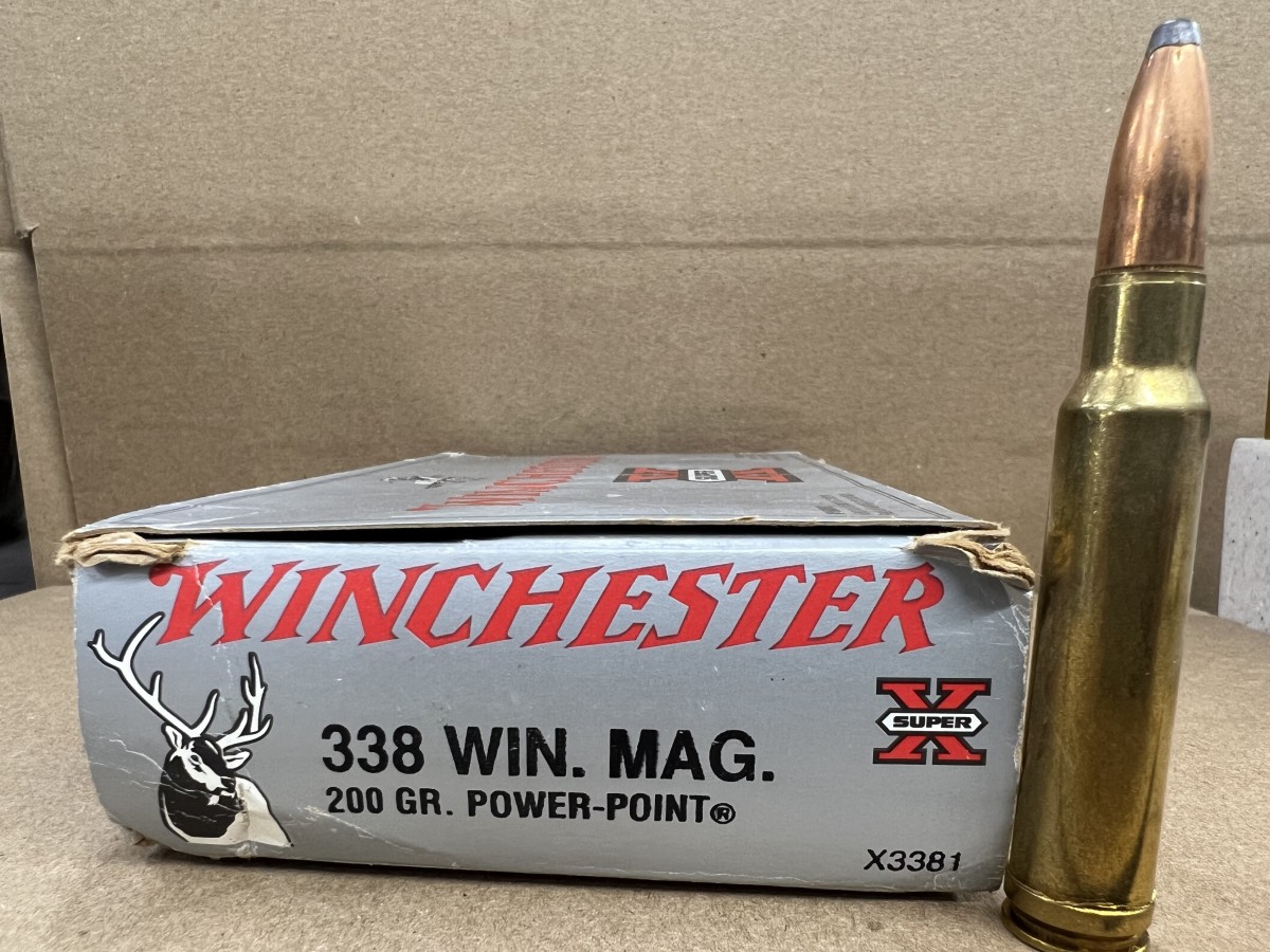 338 Win Mag Winchester Super X 200 Grain PowerPoint 20 Round Box