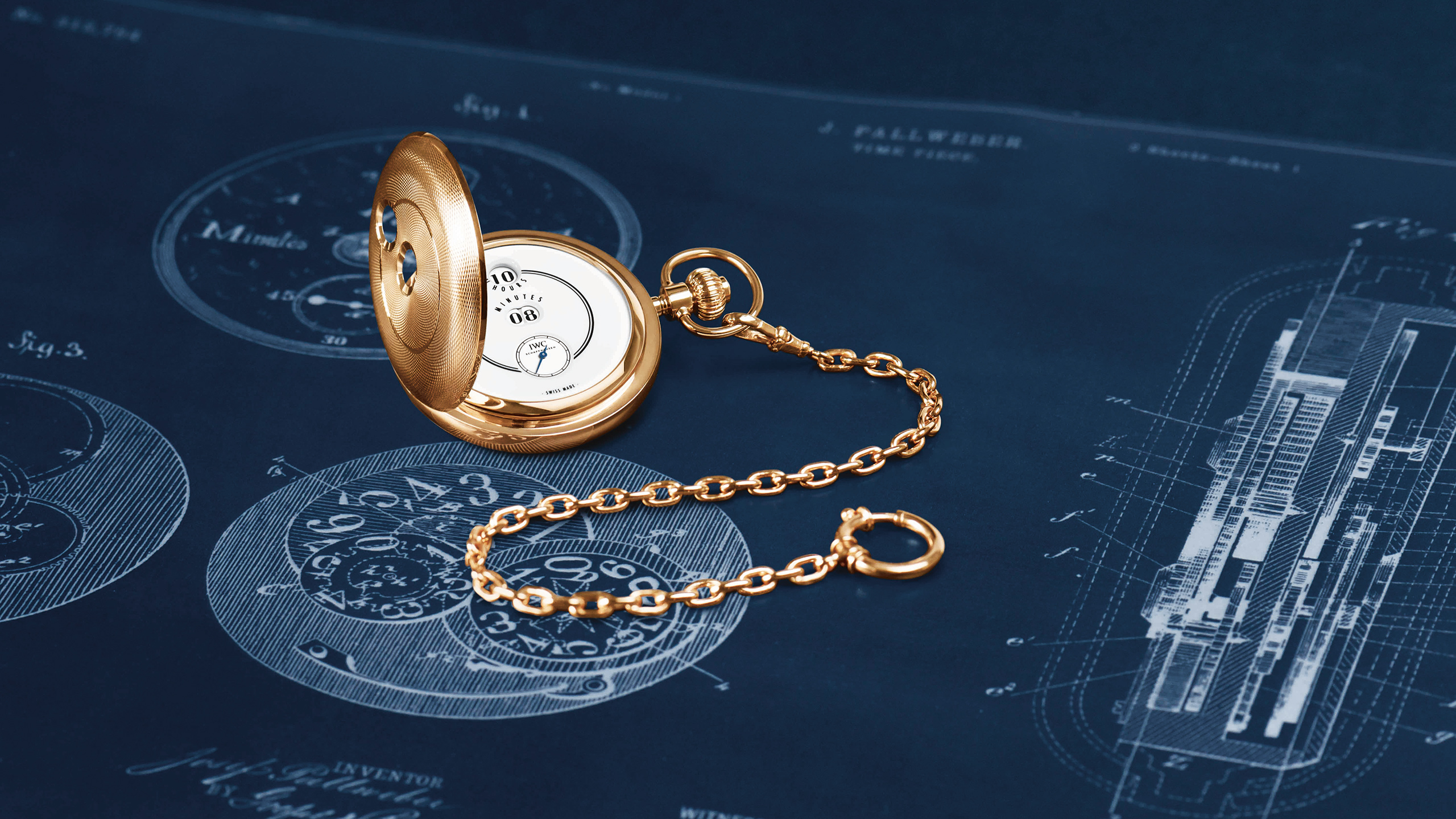 One Piece Film Gold Pocket Watch Compass