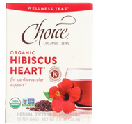 Organic Hibiscus Heart* for cardiovascular support from Choice Organic Teas