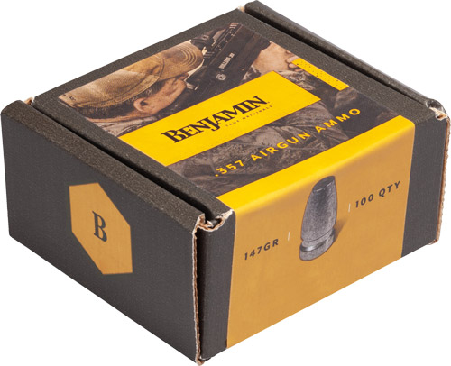 BENJAMIN .357CAL 147GR FLAT PNT PLLT