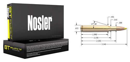 Nosler Ballistic Tip .270 Win 20 Rds 140 Gr BT 2900 FPS