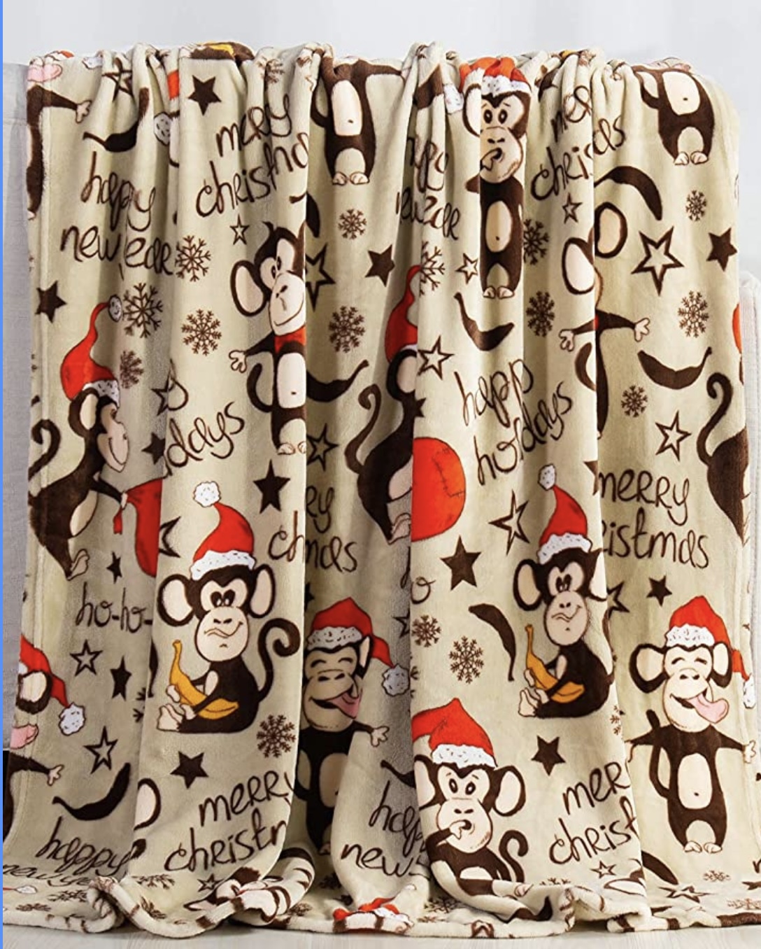 Christmas Monkey Blankets Aly's Monkey Movement (Powered by Donorbox)