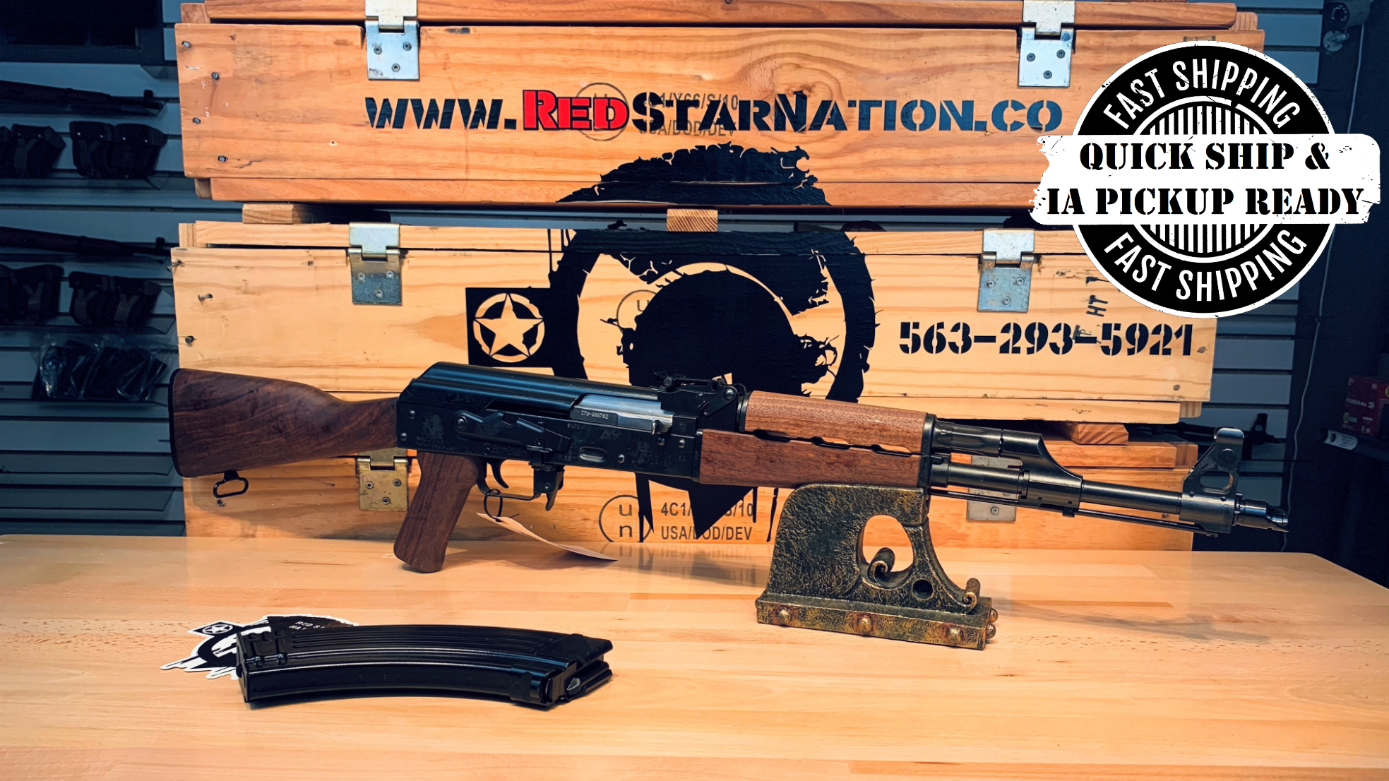 (ON BACKORDER) Yugoslavian/ Serbian ZPAP M70 w/ Walnut Furniture