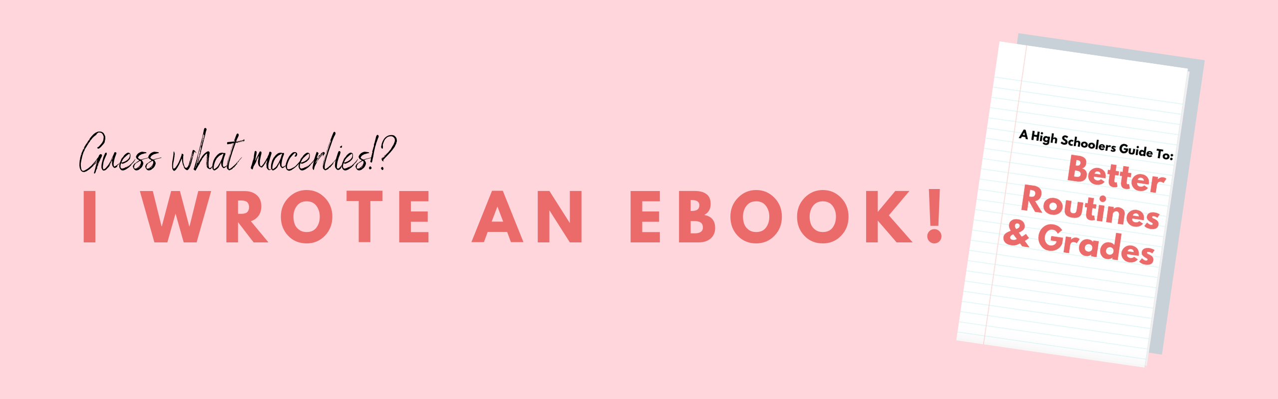 I wrote a Ebook