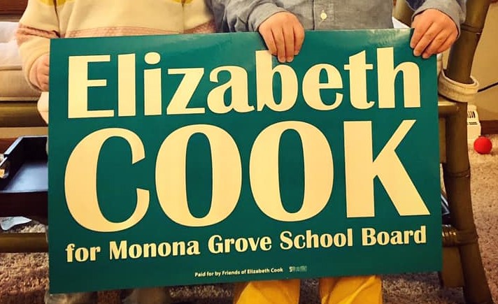 Elizabeth Cook for Monona Grove School Board logo