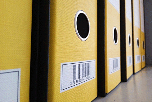 yellow folders