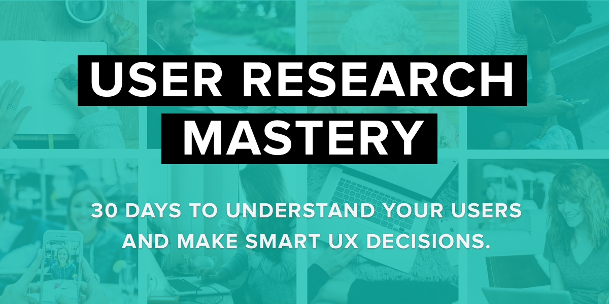 user research masters