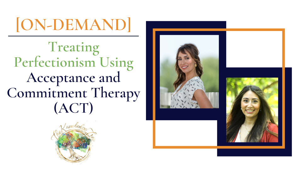 ACT for Perfectionism On-Demand Continuing Education Course for therapists, counselors, psychologists, social workers, marriage and family therapists