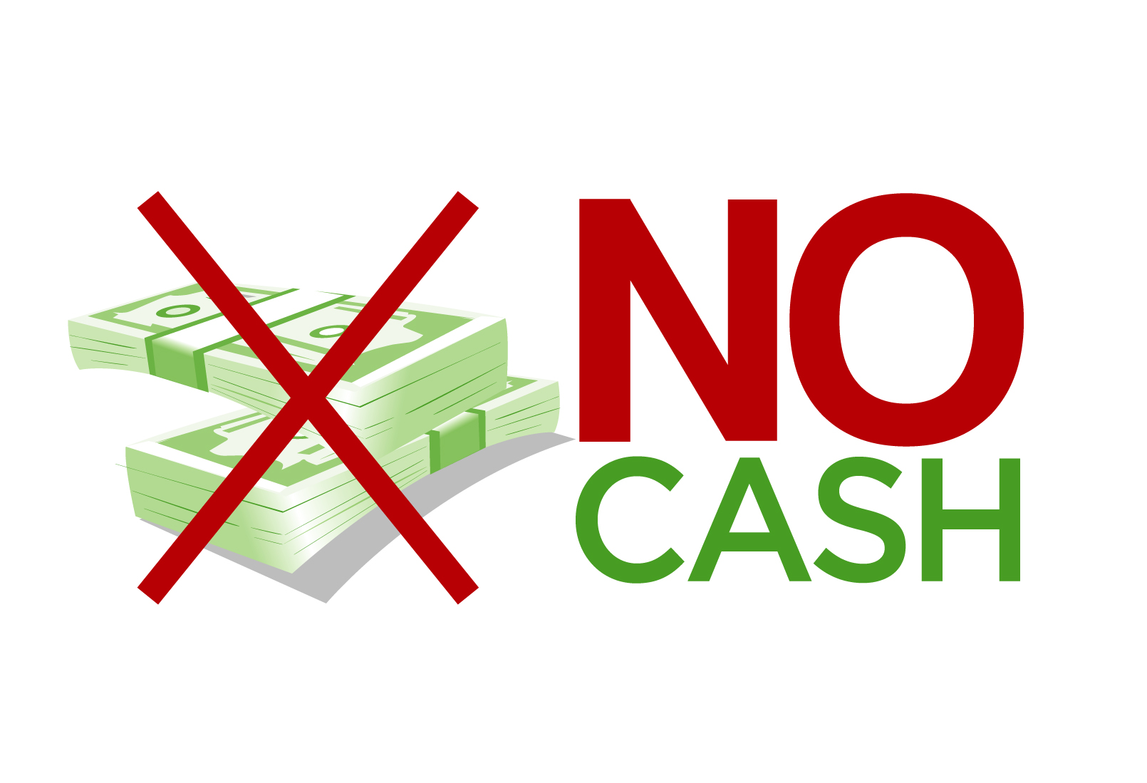 No Cash logo