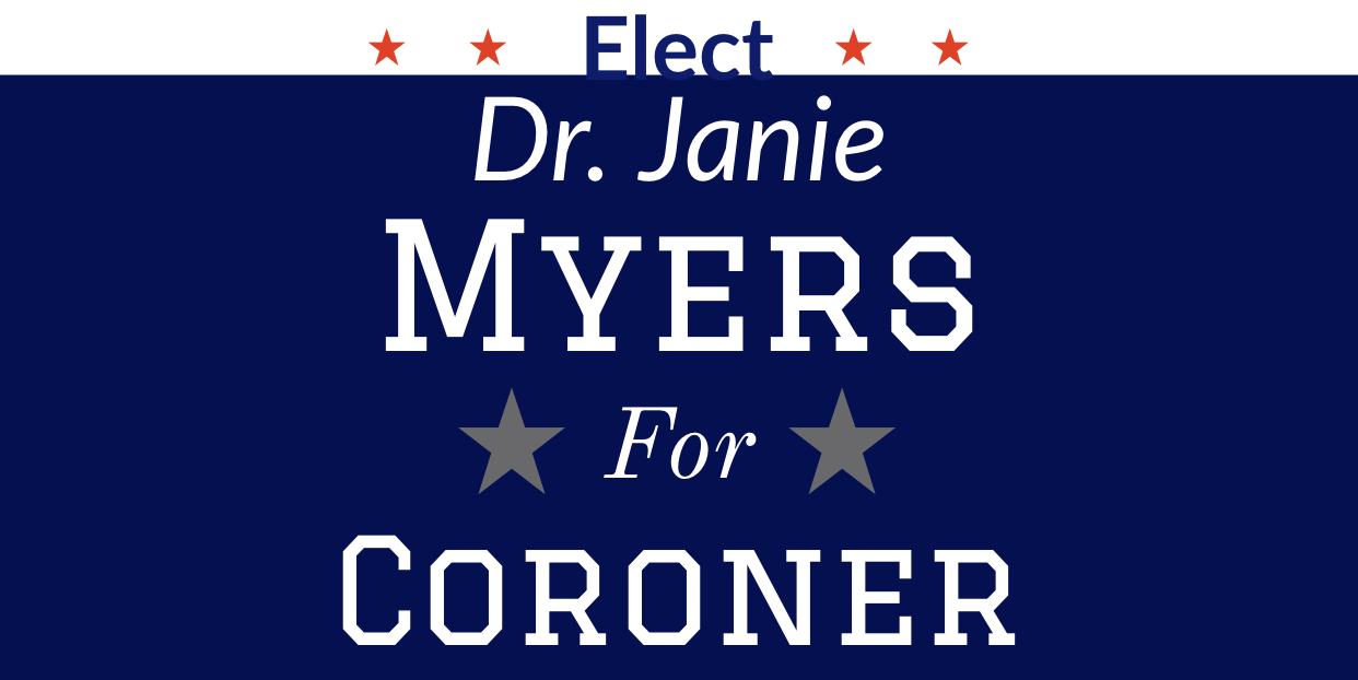 Committee to Elect Dr. Myers for County Coroner logo