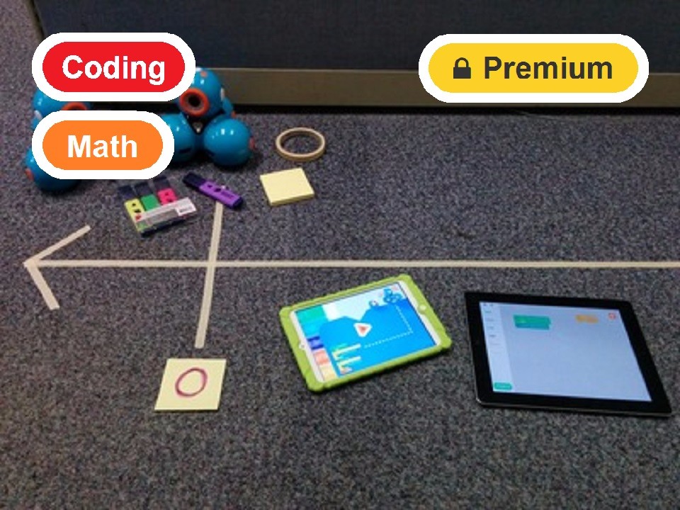 Product image for Dash & Dot: Dash Long Jump: Who Went the Farthest? (Gr. 4-5)