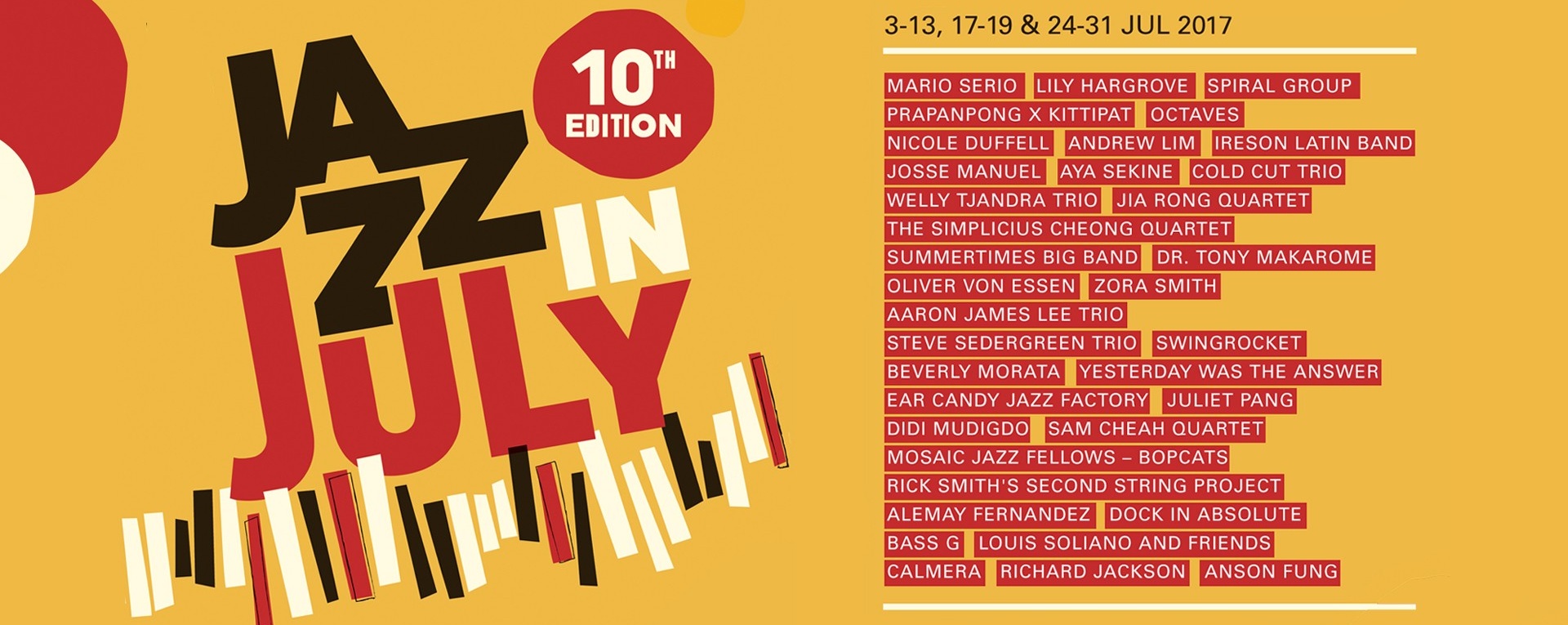 Jazz in July at Esplanade