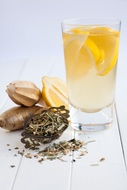 Organic Lemon Aid from The Rabbit Hole Organic Tea Bar