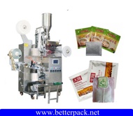 herbal tea bag packing machine tea bag packaging machine with outer envelope from Golden Tips Tea