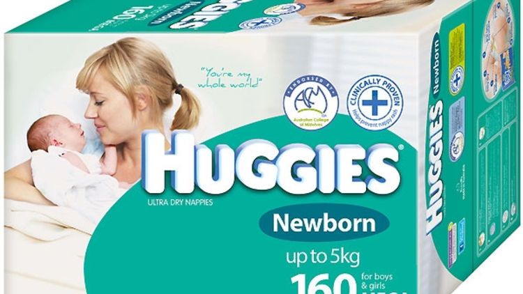 Huggies newborn nappies