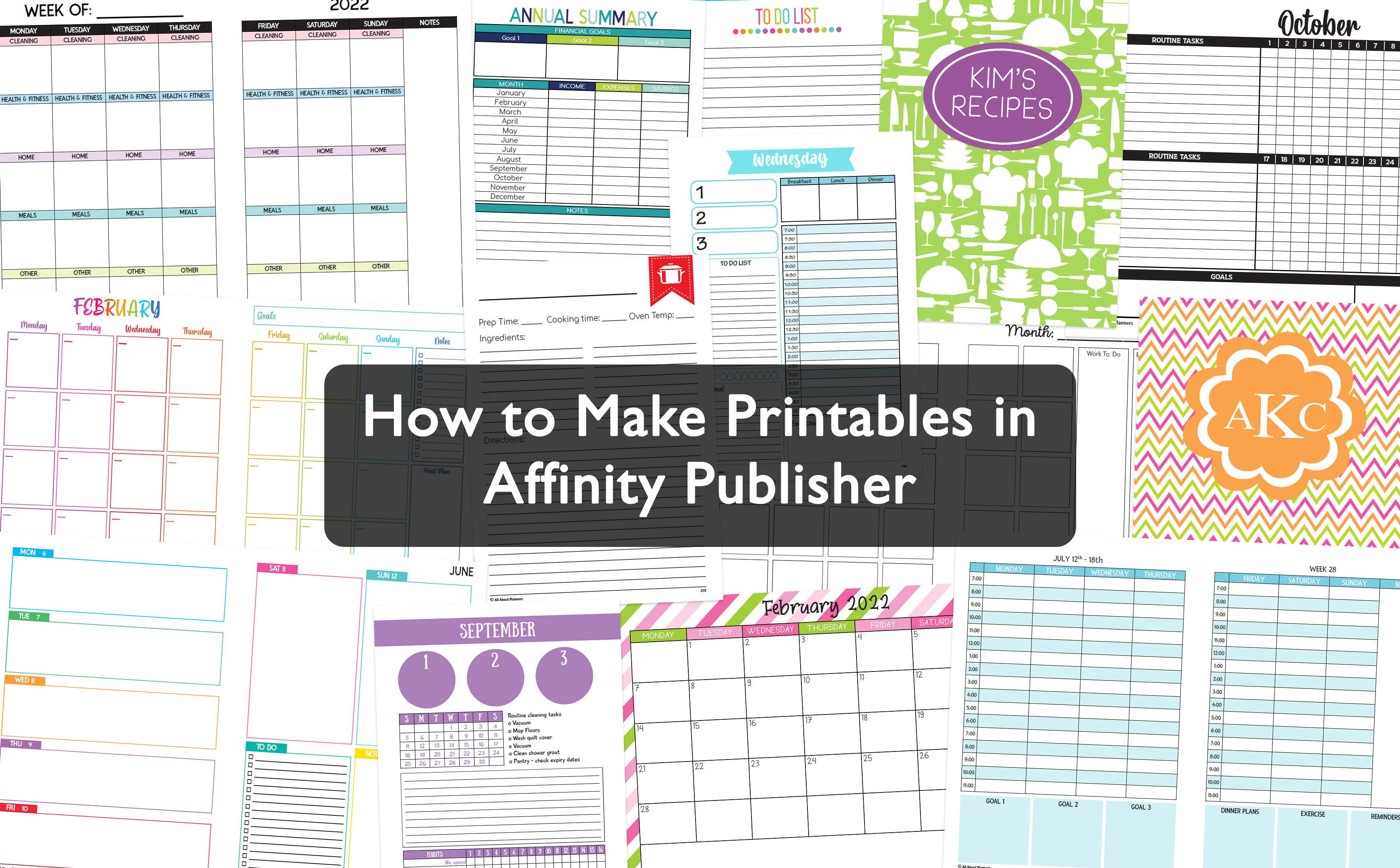 How to Resize Printables to Fit Any Happy Planner Size (with VIDEO