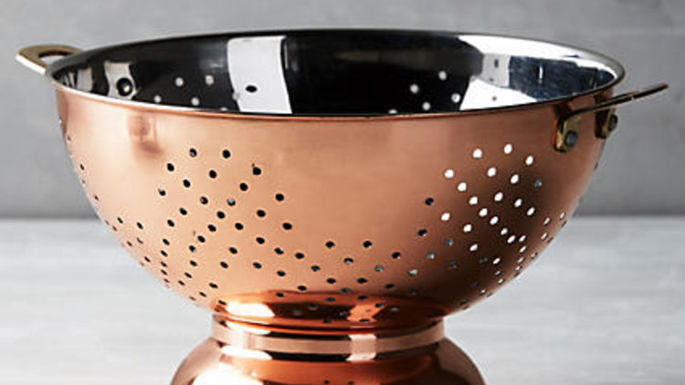 Copper Plated Colander - Anthropologie