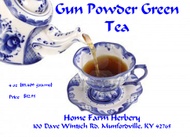 Gunpowder Green tea from Home Farm Herbery