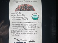 Organic Genmaicha from Sugimoto America