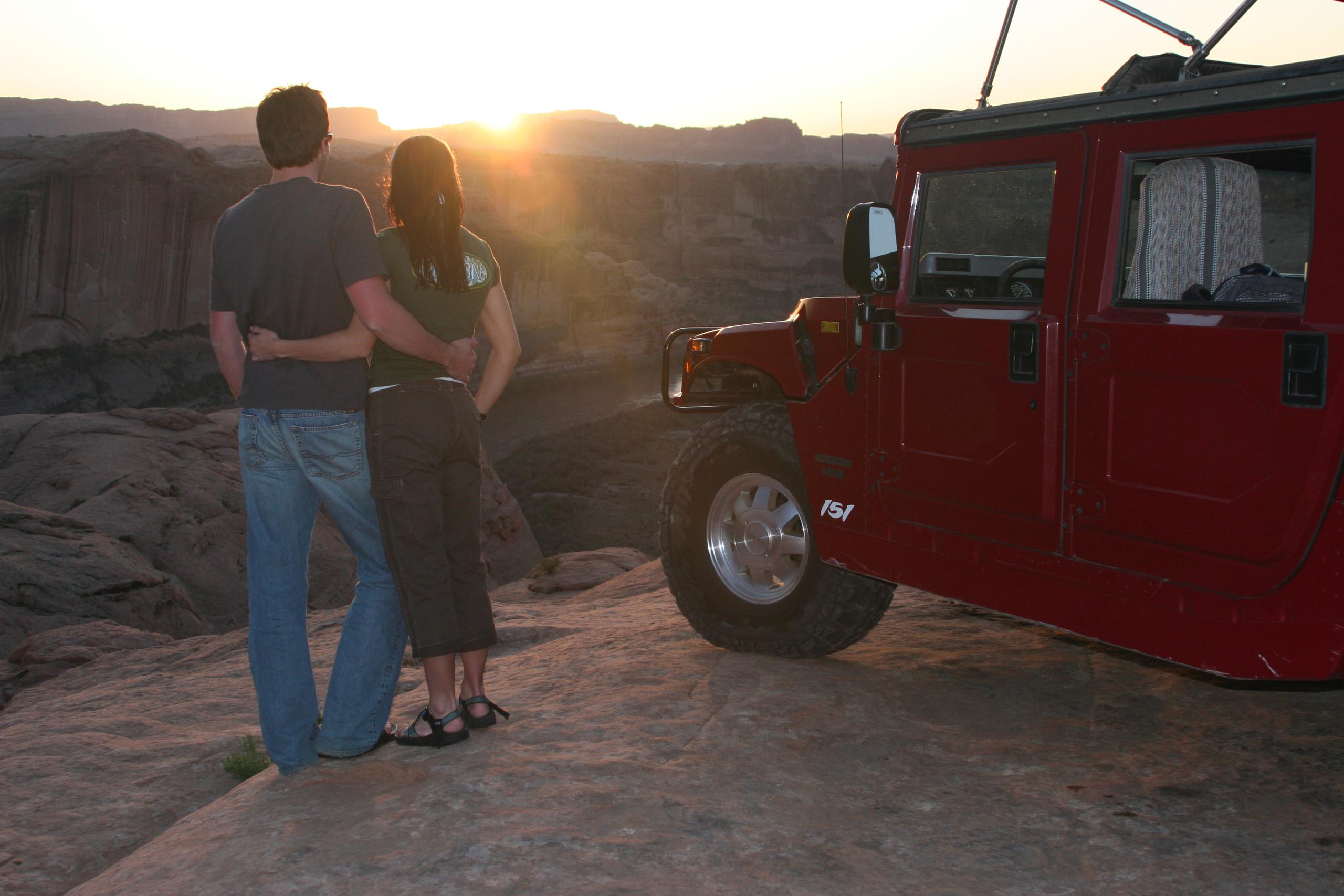 Experience the breathtaking beauty of Moab at sunset with the 3-Hour Sunset Hummer Tour offered by Canyonlands by Night and Day. This guided adventure takes you off-road in a rugged Hummer vehicle, providing panoramic views of the stunning desert landscape as the sun dips below the horizon. The tour is perfect for those seeking a scenic, relaxing outing filled with stunning vistas, vibrant colors, and a touch of adventure. As you traverse the scenic trails, you'll discover lesser-known viewpoints and learn about the area's unique geology and history from expert guides. This experience is ideal for families, couples, or solo travelers eager to capture unforgettable sunset photos or simply enjoy a peaceful evening in the high desert. Whether you're a first-time visitor or a seasoned explorer, the 3-Hour Sunset Hummer Tour promises an immersive and memorable outdoor adventure that highlights the natural splendor and rugged terrain of the Moab region. End your day with spectacular views and a sense of connection to the stunning Utah landscape, making it a highlight of any trip to Moab. - Salt Lake City