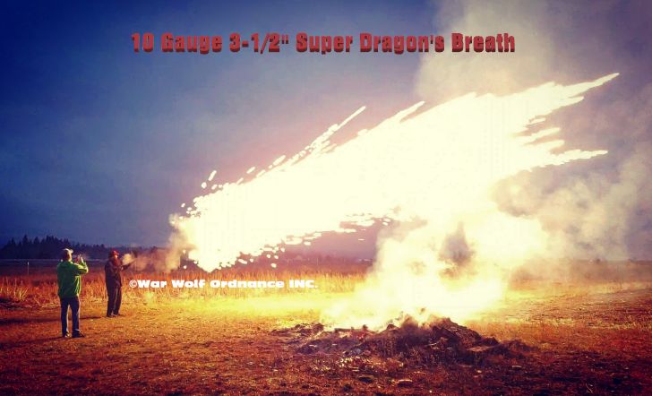 War Wolf Ordnance 3 1 2 10 Gauge Super Dragon S Breath 10 Rounds War Wolf Ordnance