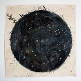 image: Warm Wedding Night, 8x8feet mixed media on cotton canvas