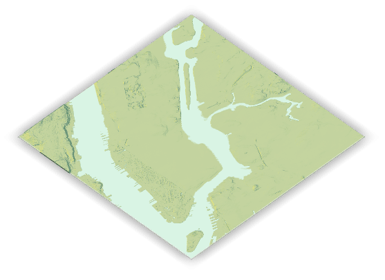 NOAA 2.5 Meter Sea level Rise - Columbia GSAPP