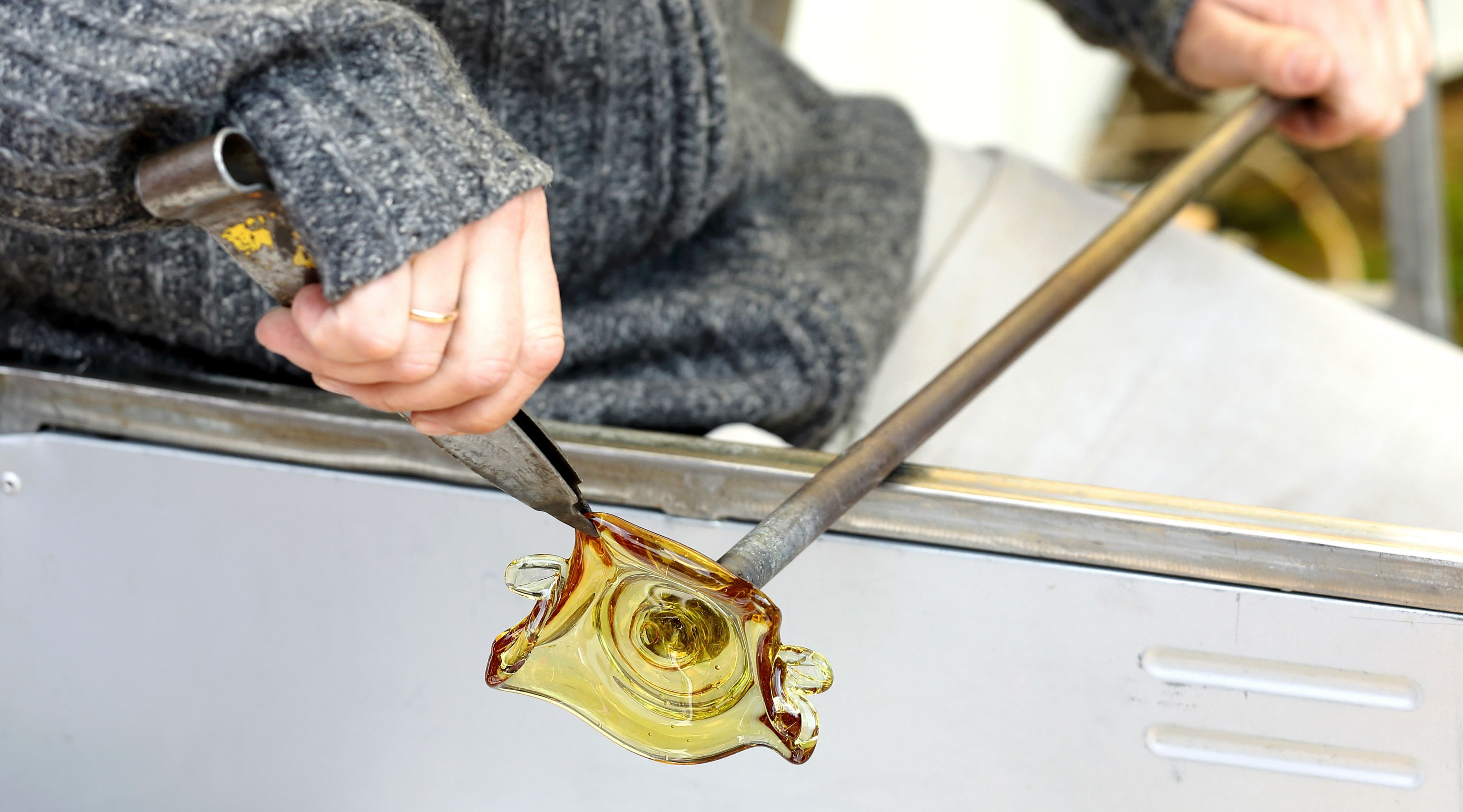 Flower Glass Blowing Class in Decatur Book Tours & Activities at