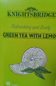 Green Tea With Lemon Tea by Knightsbridge — Steepster