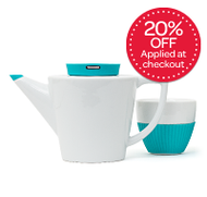 infusion ceramic teapot & cups from DAVIDsTEA