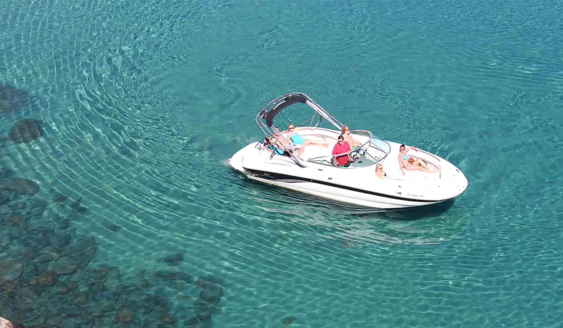 Powerboat Charter - Open Bow Deck Boat -  Custom Sightseeing & Watersports 28 ft. photo 1