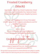Frosted Cranberry from Cuppa Geek