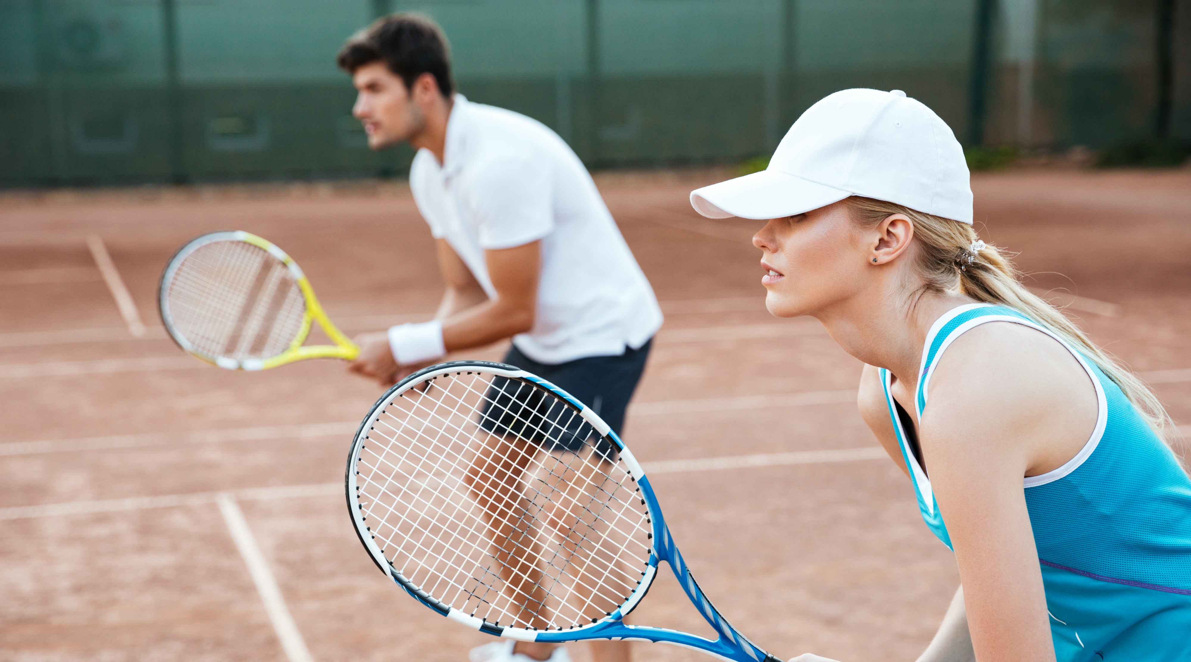 She plays tennis well