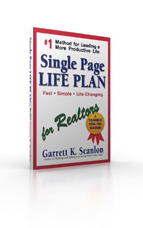 Single Page Life Plan  for Realtors Book Cover