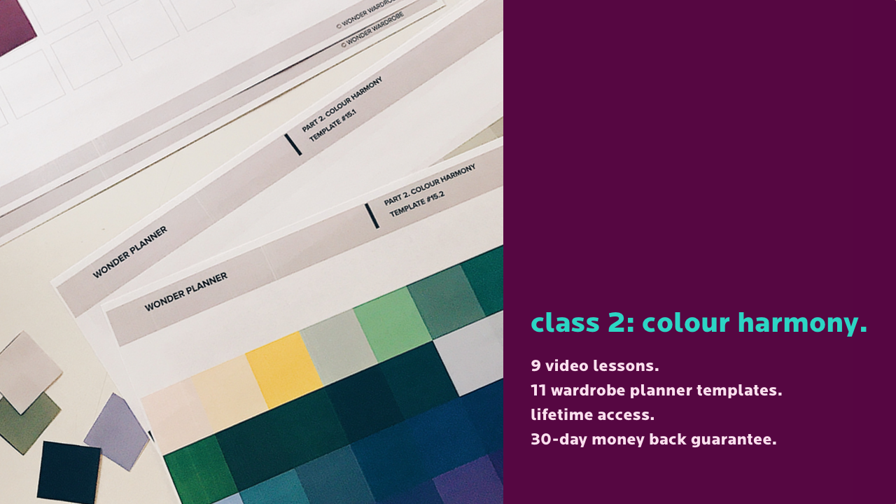 Class 2 Colour Harmony Wonder Wardrobe